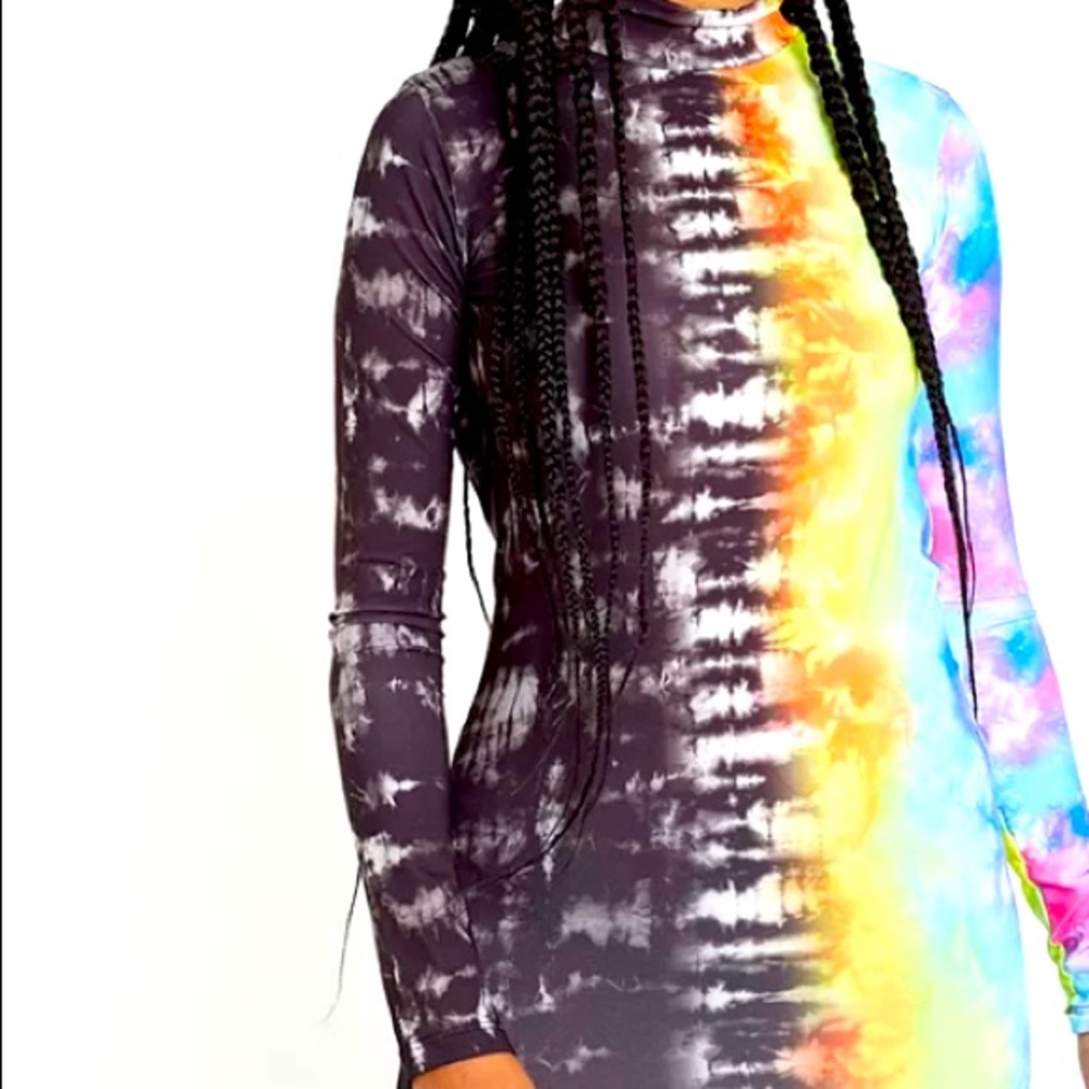Jaded London Tie Dye Mini Dress